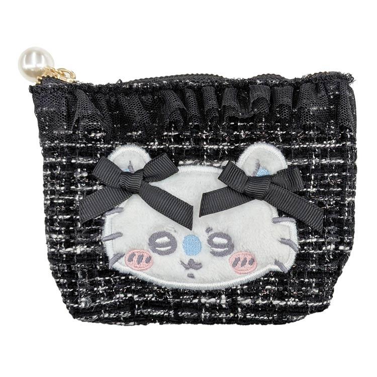 ちいかわ ツイードティッシュポーチ モモンガ 348736 リボンコスメ