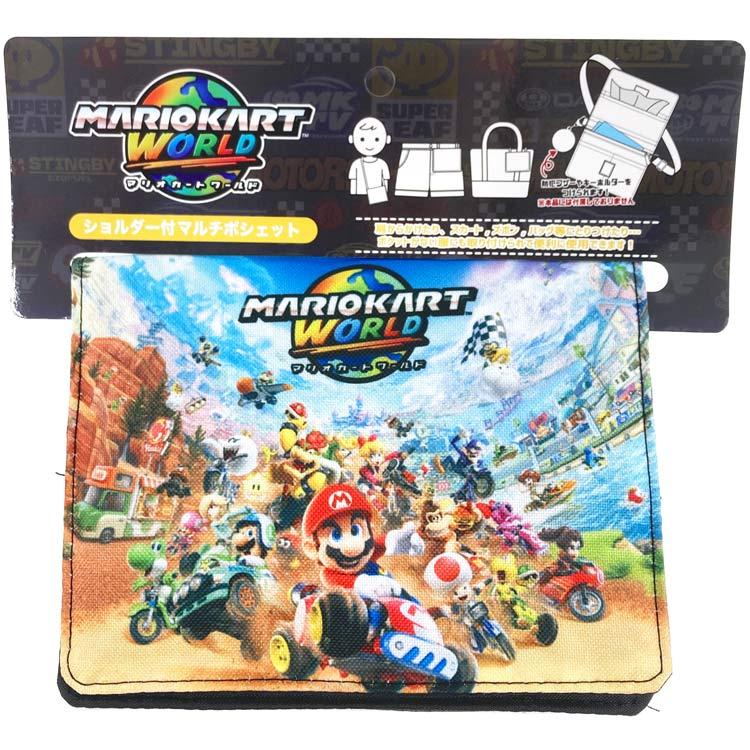 マリオカートワールド ショルダー付きマルチポシェット 156678 入園