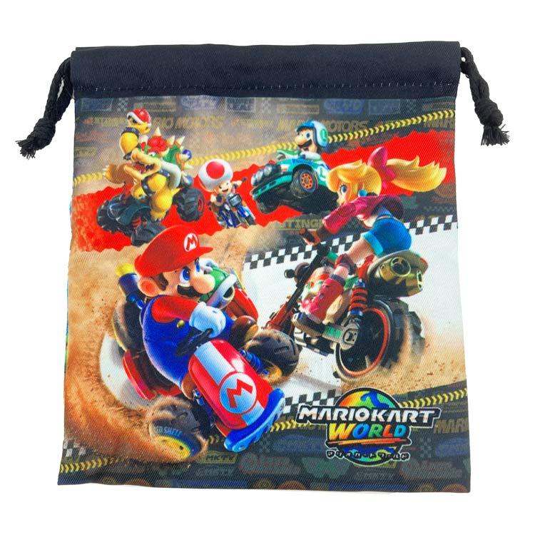 マリオカートワールド 巾着S 156685 入園入学 SUPER MARIO Nintendo
