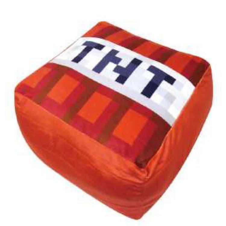 Minecraft クッション TNT火薬 マインクラフト 置物 飾り スクエア