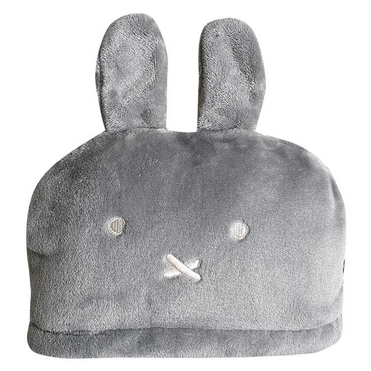 ミッフィー ブランケットになるヘッドレストクッション GRY 729353 カー用品 ディックブルーナ Dick Bruna グレー