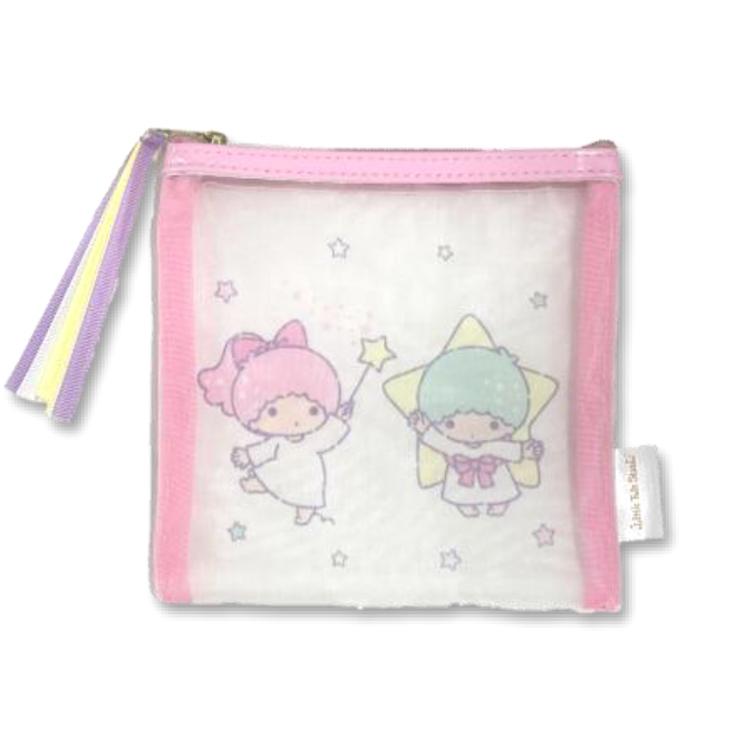 リトルツインスターズ メッシュポーチキラキラ リトルツインスターズ メッシュポーチS Sanrio キキララ 642124