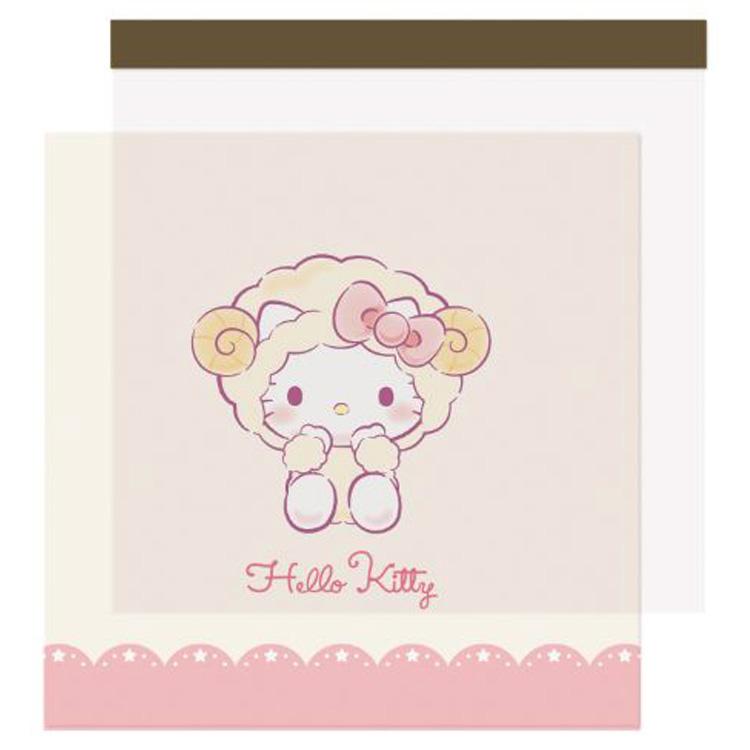 ハローキティ スクエアメモ 081427 おやすみひつじ SANRIO サンリオ