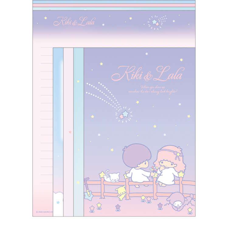 キキララ　ピンク　ノート　星空　レトロ　サンリオ kami-bungu_241021item012
