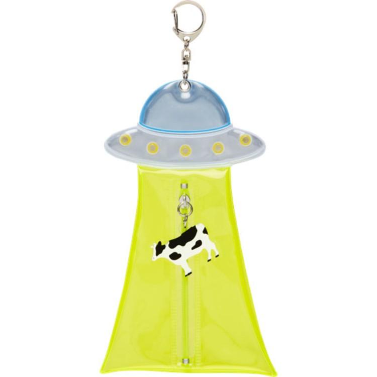 未確認飛行 フラットポーチ イエロー 040806 UFO 未確認飛行物体