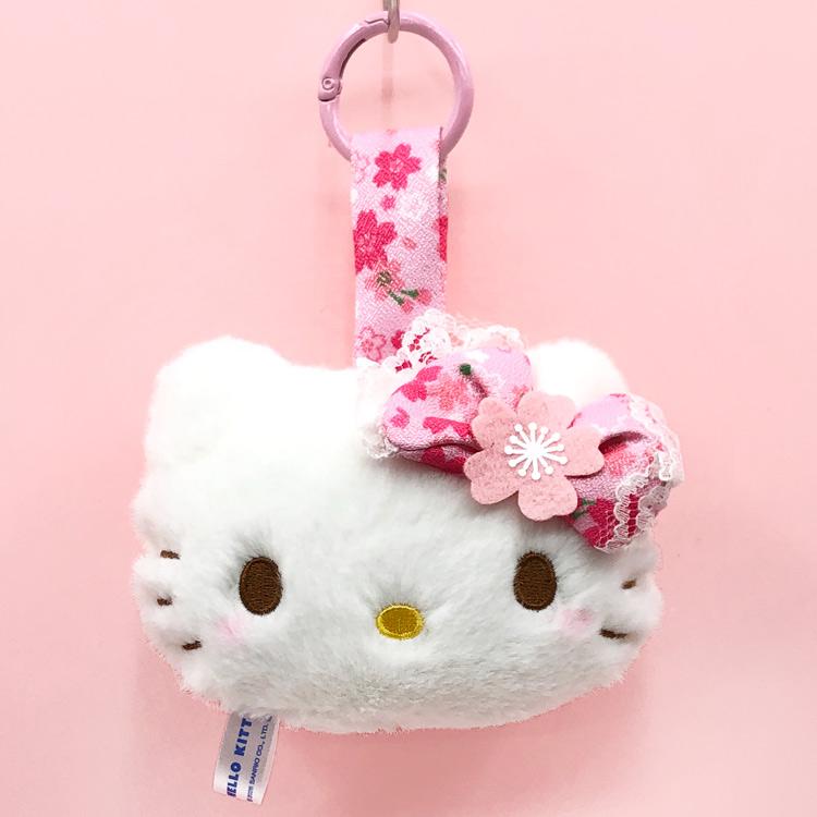 ハローキティ フェイスタグマスコット PK 220660 桜着物 Hello Kitty