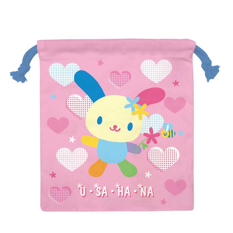 ウサハナ 巾着 きんちゃく 巾着袋 小物入れ 618599 : キャラクター雑貨