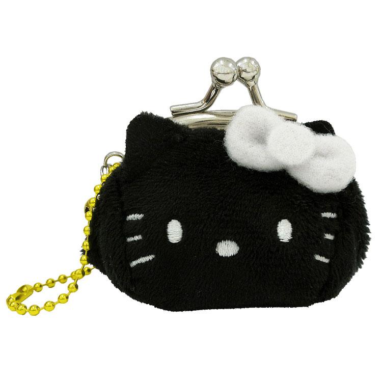 キティちゃん出品 ハローキティ プチがま口 ブラック 057796 SANRIO サンリオ