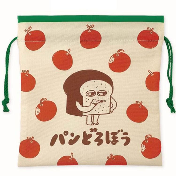 ★maさま　ご相談中★GW明け仕上がり★巾着　パン　ベージュ パンどろぼう 巾着M BE 328095 ベージュ : キャラクター雑貨 ラフラフ