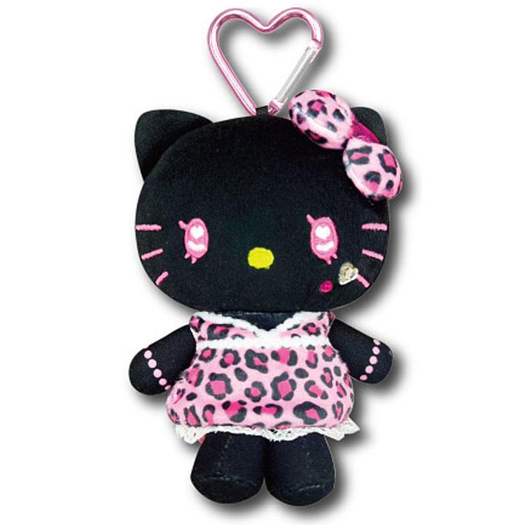 ハローキティ マスコットポーチ ブラック 167892 ギャル3 SANRIO