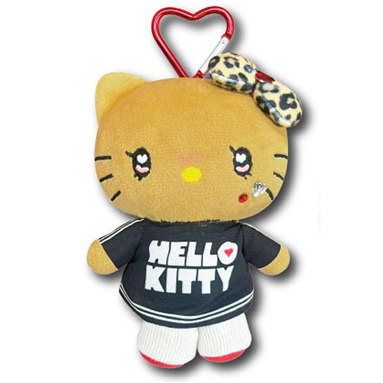 ハローキティ マスコットポーチ ブラウン 167915 ギャル3 SANRIO