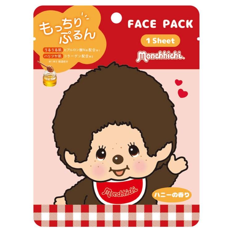 パック・フェイスマスク Sumchi モンチッチ フェイスパック モンチッチくん ハニーの香り 373476