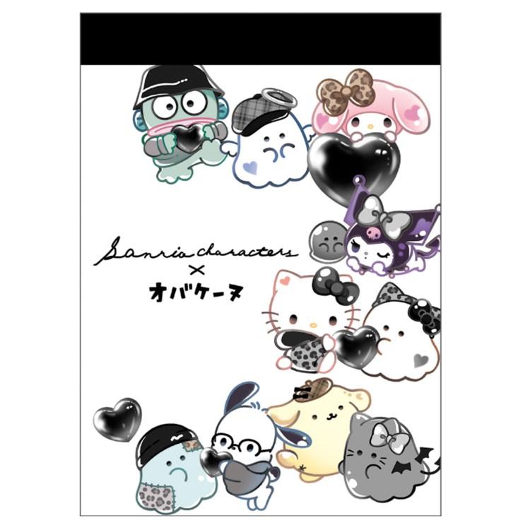 サンリオキャラクターズ×オバケーヌ ミニメモ ホワイト 374060 SANRIO