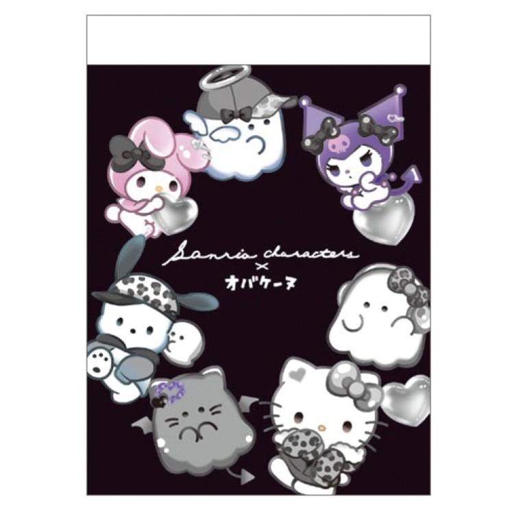 サンリオキャラクターズ×オバケーヌ ミニメモ ブラック 374077 SANRIO