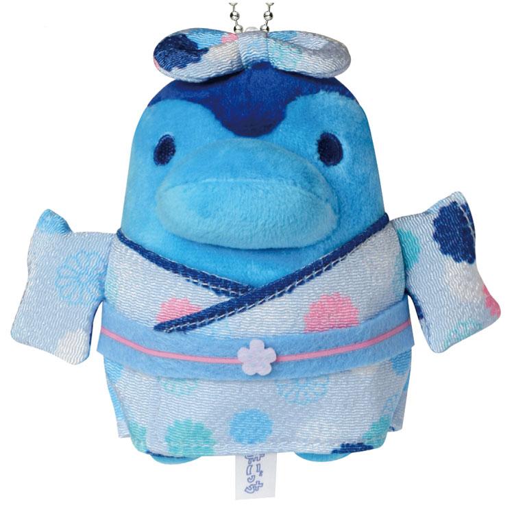 たまごっち 浴衣 ぬいぐるみ キーホルダー たまごっち 着物マスコットキーホルダー ぎんじろっち 270930 和雑貨