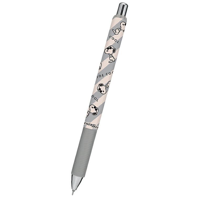 スヌーピー エナージェルボールペン0.5mm 黒インク おすましジョー