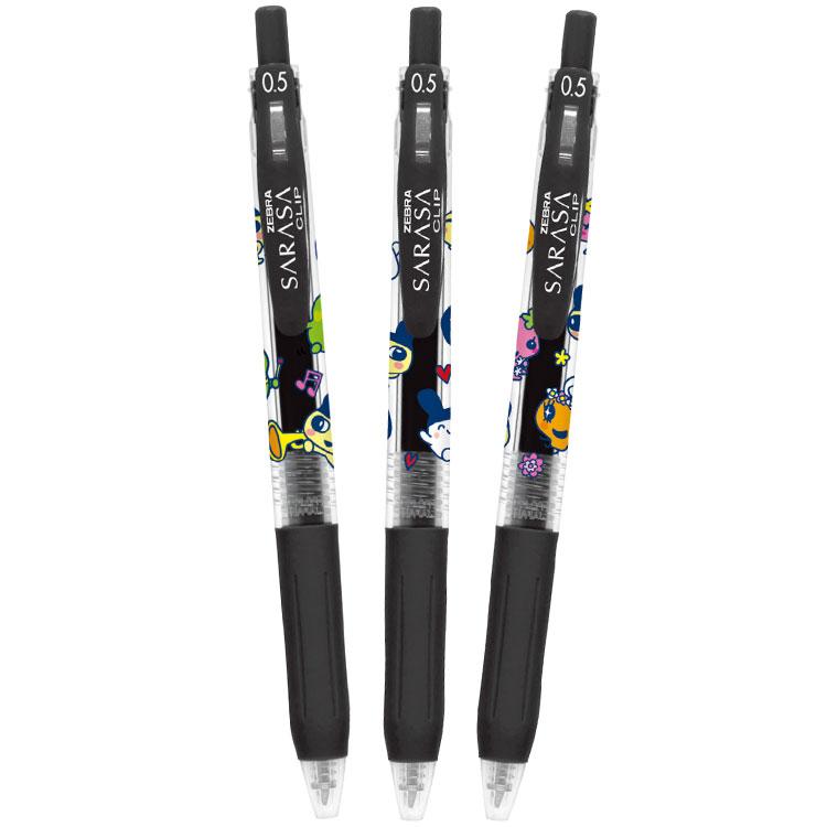 たまごっち サラサクリップ 3本セット SARASA 300590 ボールペン