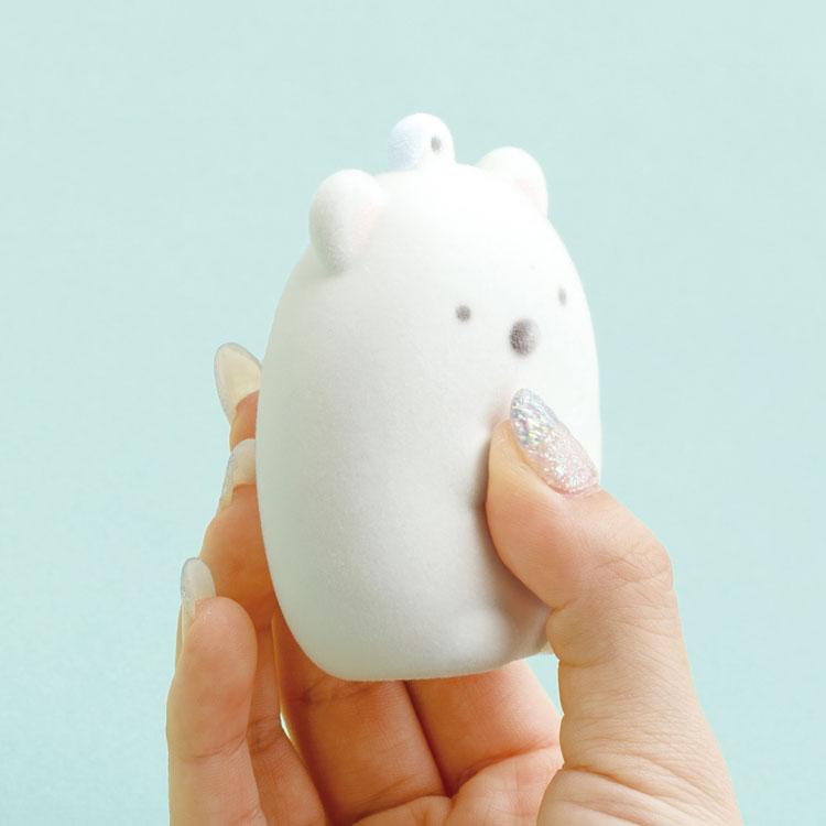まんまるぬいぐるみ キーホルダー すみっコぐらし ふにふにキーホルダー しろくま たぬきのまんまる