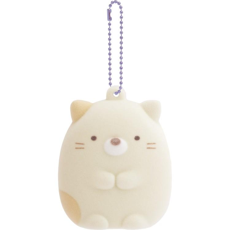 すみっコぐらし ふにふにキーホルダー ねこ たぬきのまんまる