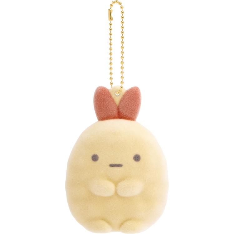 すみっコぐらし ふにふにキーホルダー えびふらいのしっぽ たぬきの