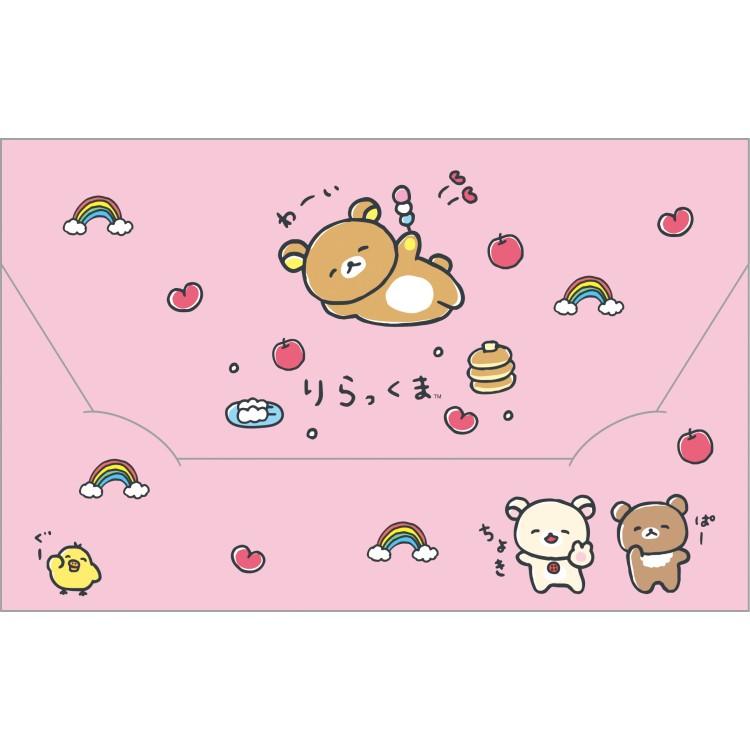 リラックマ A5フラップ付クリアホルダー FA17801 ゆるゆるぽかぽか