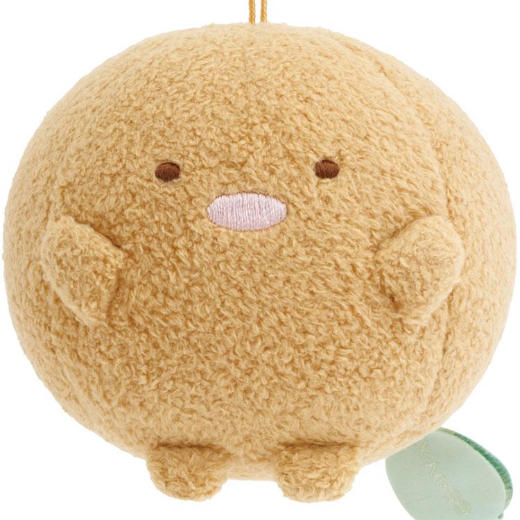 すみっコぐらし ぶらさげまんまるぬいぐるみ とんかつ たぬきの