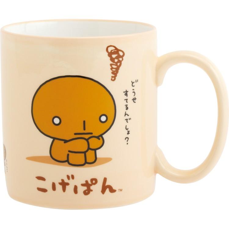 こげぱん マグカップ 陶器 レンジOK : キャラクター雑貨 ラフラフ
