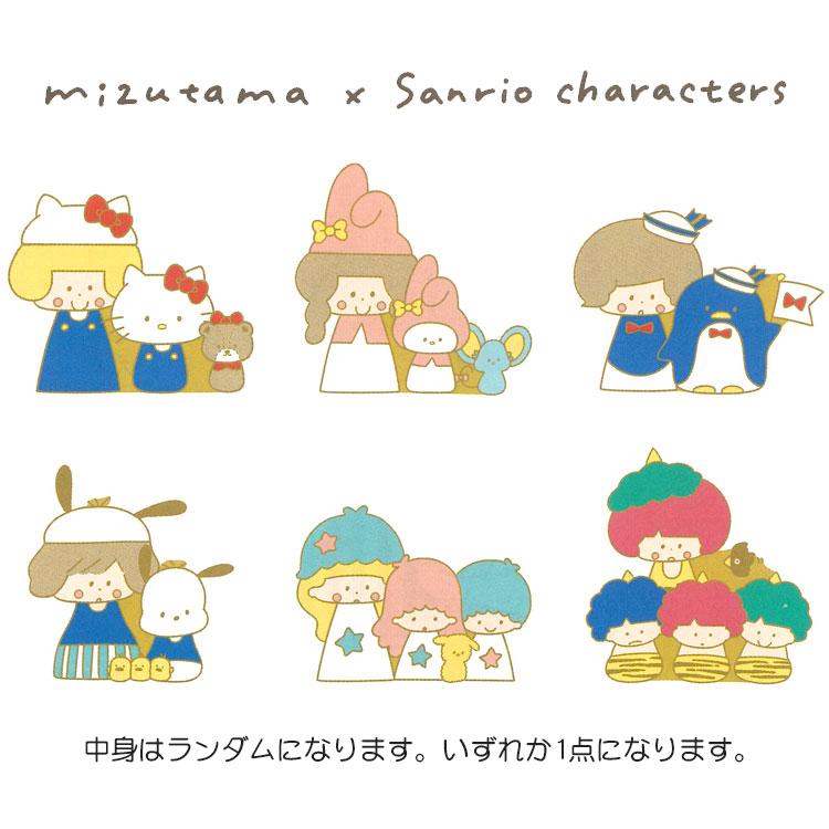中身はランダム】 mizutama×サンリオキャラクターズ ピンバッジ ライト