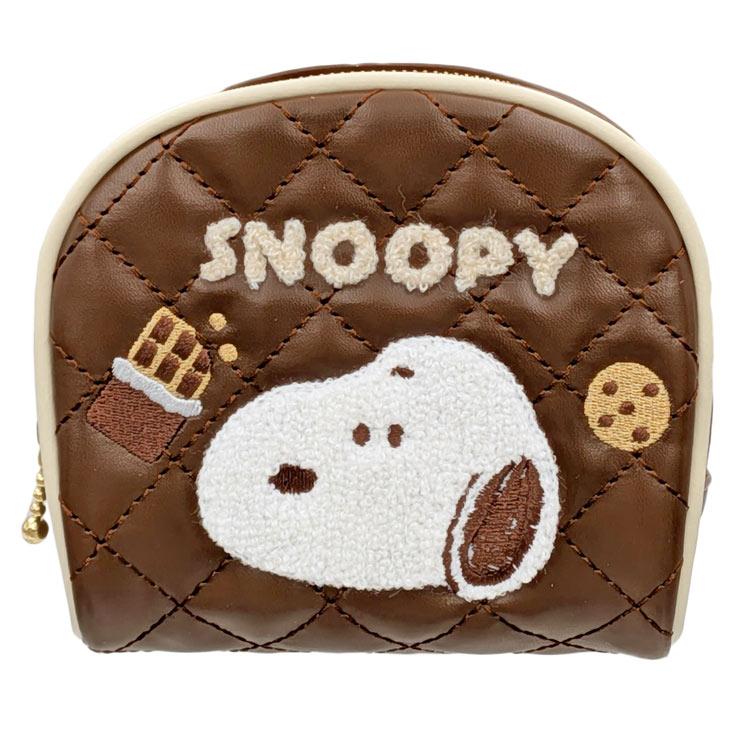 スヌーピー コスメポーチ brown チョコレートシリーズ 009413 ブラウン