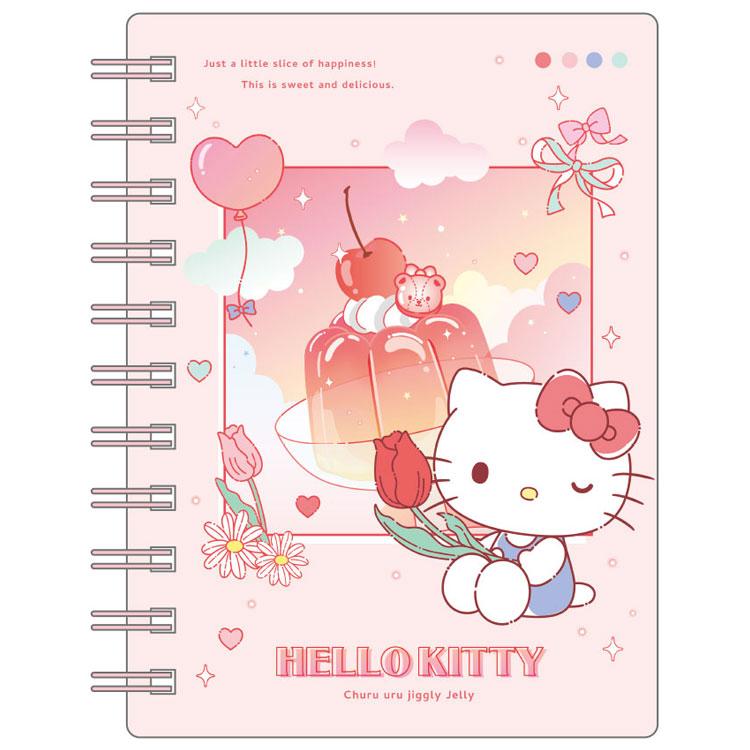 ハローキティ ちゅるっとA6リングノート 276172 ジグリーゼリー SANRIO