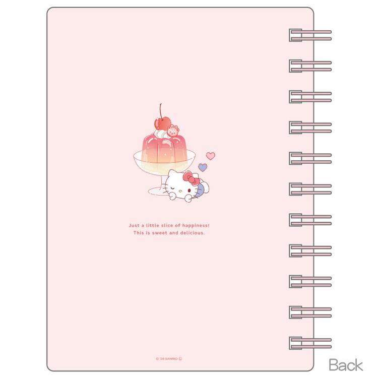 ハローキティ ちゅるっとA6リングノート 276172 ジグリーゼリー SANRIO