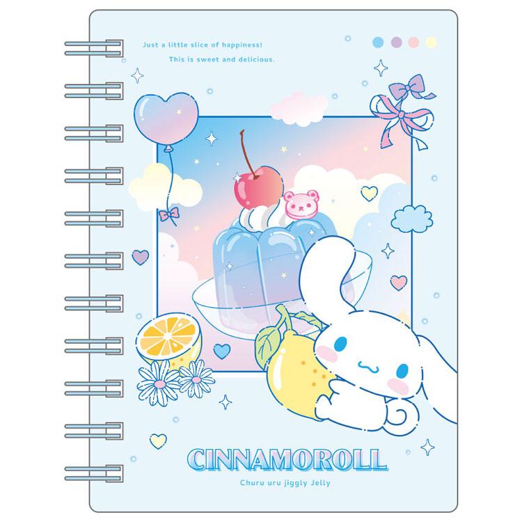 シナモロール ちゅるっとA6リングノート 276189 ジグリーゼリー SANRIO