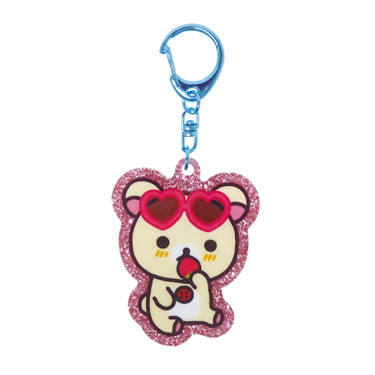 リラックマ アクリルキーホルダー コリラックマ グリッター付き
