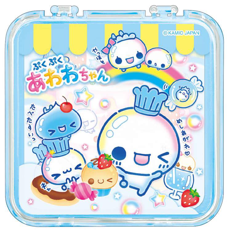 ぷくぷくあわわちゃん クリアケース入りメモ めも メモ帳 メモ紙