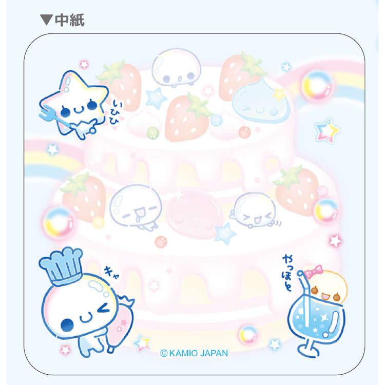 ぷくぷくあわわちゃん クリアケース入りメモ めも メモ帳 メモ紙