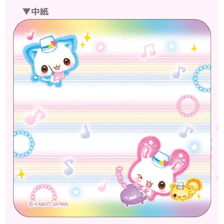 Happy March クリアケース入りメモ めも メモ帳 メモ紙 メッセージ