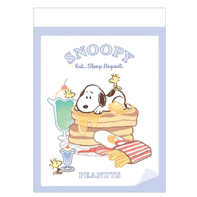 スヌーピー ミニメモ YUMYUM DINER めも メモ帳 メモ紙 メッセージ