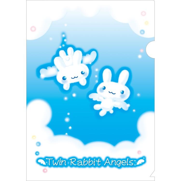 ツインラビットエンジェル A4クリアホルダーセット2枚入 サンエックス