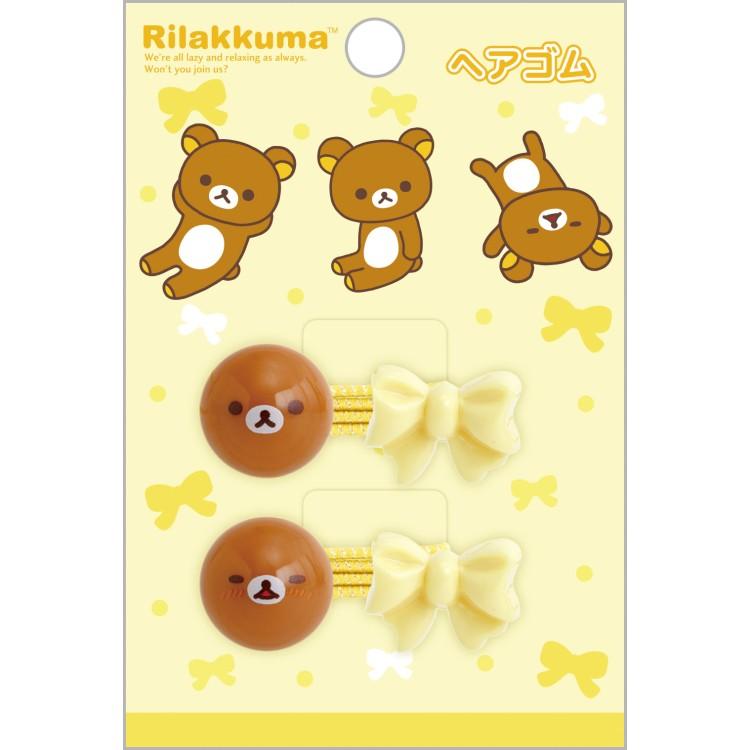 リラックマ ヘアゴムアクセサリー 10点セット リラックマ ヘアゴム ヘアポニー リボン フェイス : キャラクター雑貨