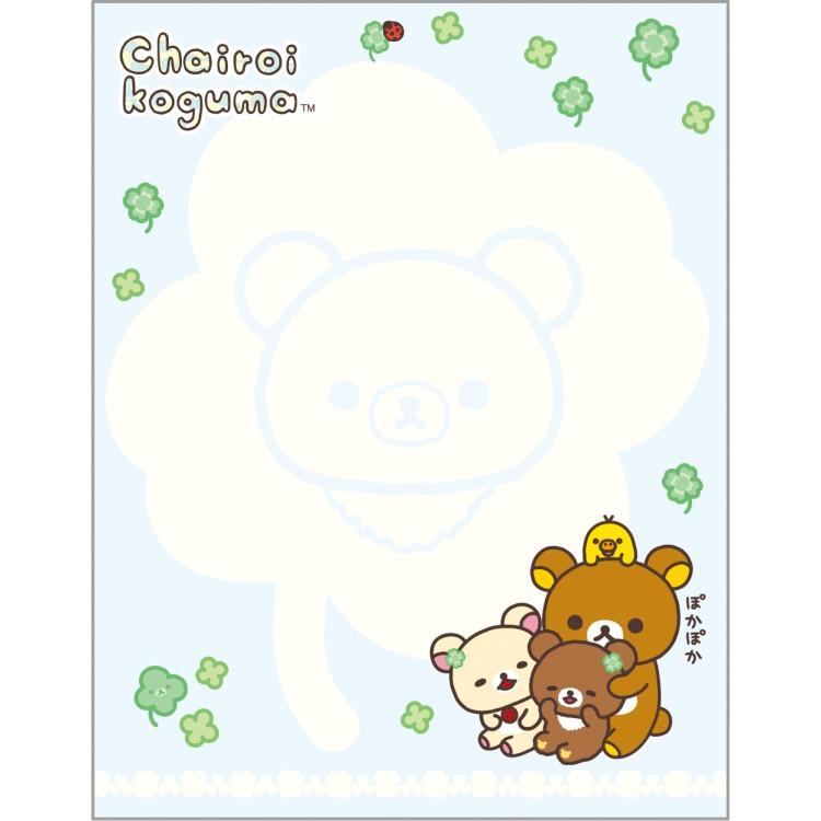 リラックマ　メモ帳　まとめ売り　コリラックマ　キイロイトリ　チャイロイコグマ リラックマ メモパッド MH30601 チャイロイコグマのくまきゅんDays