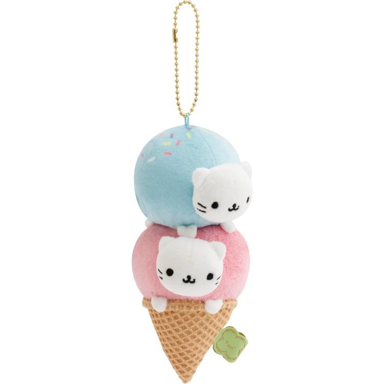 SAN-X ぶら²しあわせにゃんこ ぬいぐるみマスコットボールチェーン平成レトロ 激レア】SAN-X ぶら²しあわせにゃんこ マスコットボールチェーン平成
