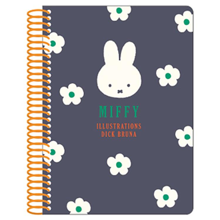 ディックブルーナ カラーリングノートA6 紺 054795 miffy ミッフィー