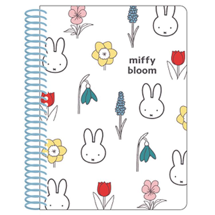 ミッフィー カラーリングノートA6 白 054801 miffy bloom ディックブルーナ
