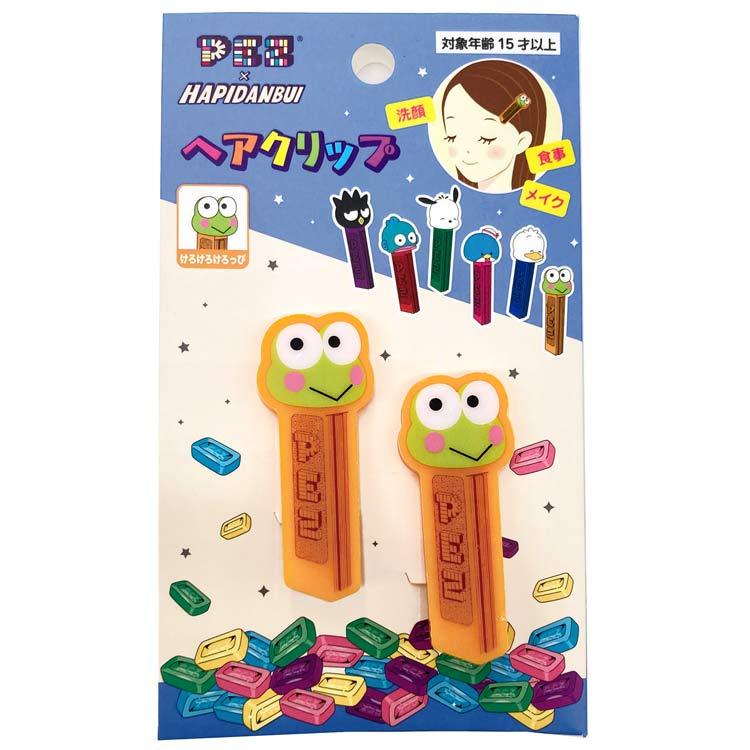 PEZ×はぴだんぶい ヘアクリップ けろけろけろっぴ 745533 サンリオ