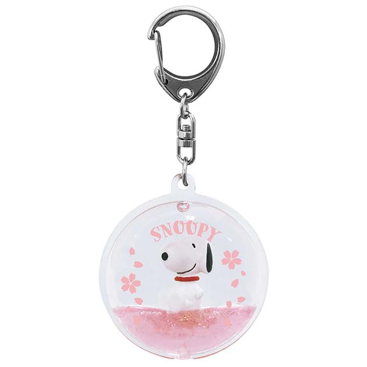 スヌーピー クリーム缶 キーホルダー PEANUTS ファミリア スヌーピー 18529 ぷかぷかキーホルダー さくら PEANUTS ピーナッツ