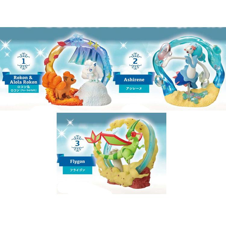 1BOX 6個入ポケットモンスター Circular diorama collection2