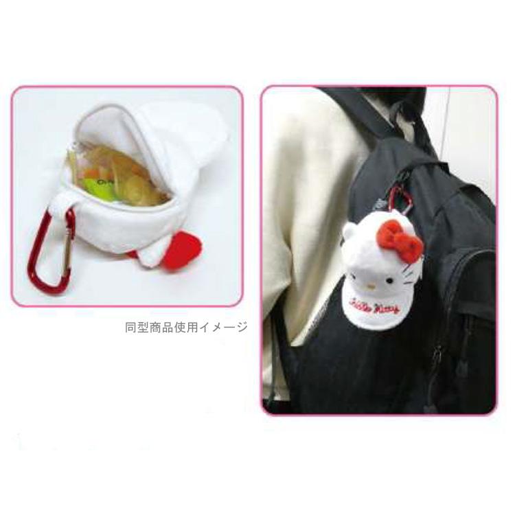 ハローキティ 帽子型ポーチ 日焼け レッド 620158 サンリオ SANRIO