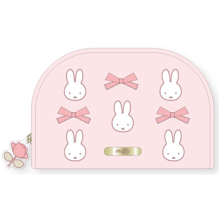ミッフィー ラウンドポーチ miffy 346624 Classical rose Miffy ディックブルーナ