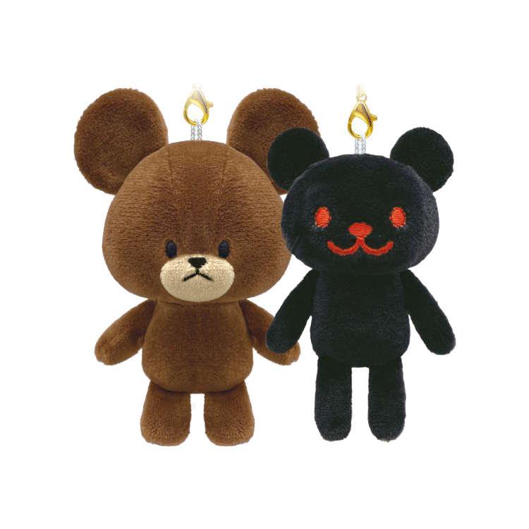 くまのがっこう ニコぬいキーホルダー ジャッキー&チャッキー 磁石で