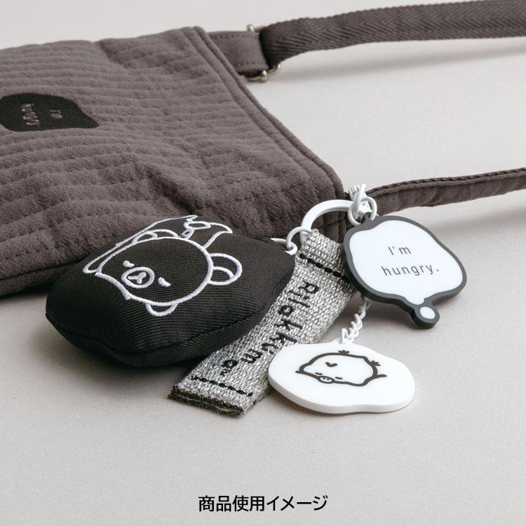 リラックマ 刺繍キーホルダー AB43601 BASIC RILAKKUMA MONOCHROME